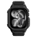 Etui z paskiem Spigen Rugged Armor Pro do Apple Watch Series 12 46mm, czarne (12/16)