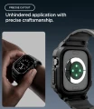 Etui z paskiem Spigen Rugged Armor Pro do Apple Watch Series 12 42mm, czarne (3/16)