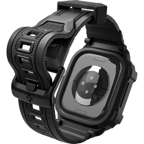 Etui z paskiem Spigen Rugged Armor Pro do Apple Watch Series 12 42mm, czarne (8/16)