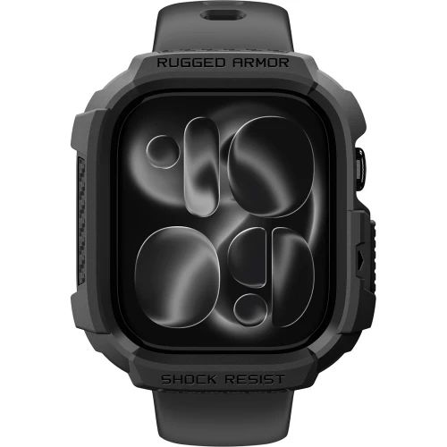 Etui Spigen Rugged Armor do Apple Watch Series 12 42mm, czarne (7/11)