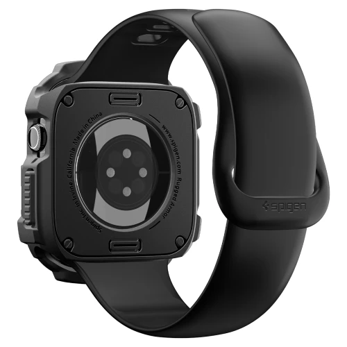 Etui Spigen Rugged Armor do Apple Watch Series 12 42mm, czarne (9/11)