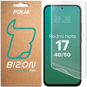 Folia hydrożelowa na ekran Bizon Film Hydrogel Front do Xiaomi Redmi Note 17 4G/5G, 1 sztuka