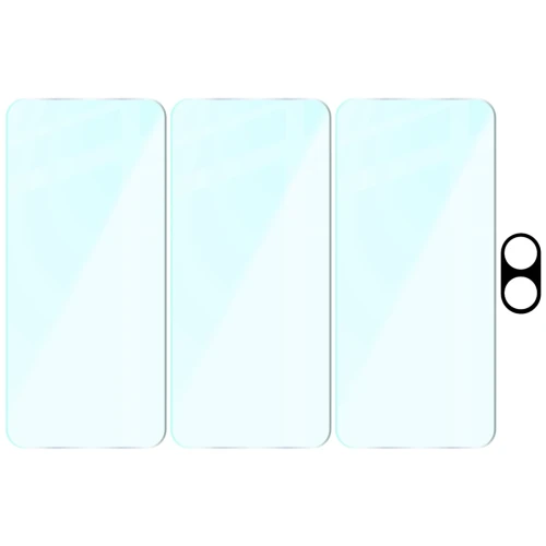 3x Szkło hartowane + szybka na aparat Bizon Glass Clear Pack do Xiaomi Redmi Note 17 Pro 5G (6/6)