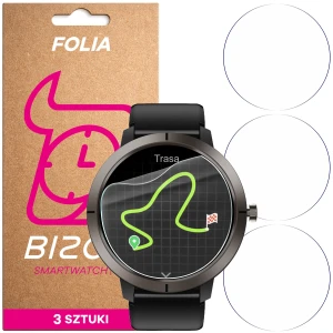 Folia ochronna na ekran zegarka Bizon Watch Film HydroFlex do Nexano NX76 / DM76, 3 sztuki