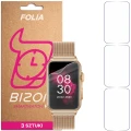 Folia ochronna na ekran zegarka Bizon Watch Film HydroFlex do Vess GE-50, 3 sztuki (1/5)