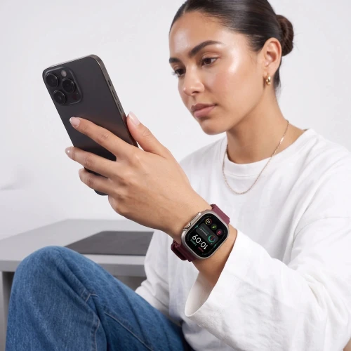 Pasek Tech-Protect Iconband Pro do Apple Watch 49/46/45/44 mm, burgundowe (3/7)