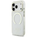Etui Guess Metal Outline do iPhone 18 Pro / 17 Pro do MagSafe, przezroczyste
