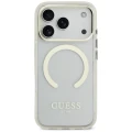 Etui Guess Metal Outline do iPhone 18 Pro / 17 Pro do MagSafe, przezroczyste