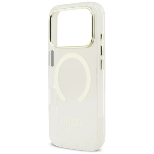 Etui Guess Metal Outline do iPhone 18 Pro / 17 Pro do MagSafe, przezroczyste