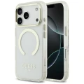 Etui Guess Metal Outline do iPhone 18 Pro / 17 Pro do MagSafe, przezroczyste