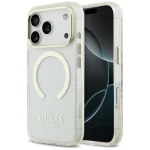 Etui Guess Metal Outline do iPhone 18 Pro / 17 Pro do MagSafe, przezroczyste