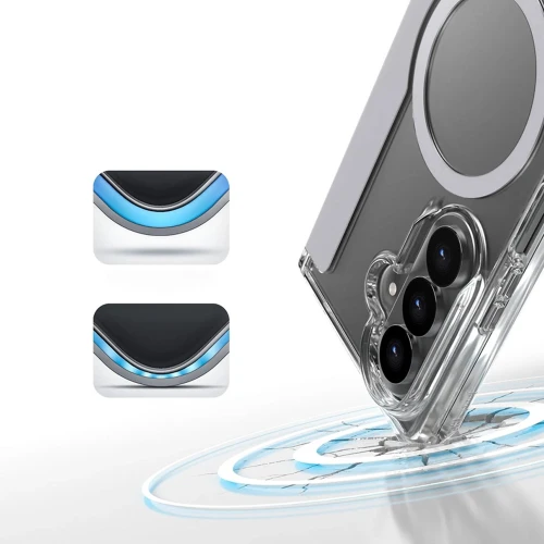 Etui Speck Presidio Perfect-Clear Fold do MagSafe do Galaxy Z Fold8 Ultra / Fold7, przezroczysto-szare (3/12)