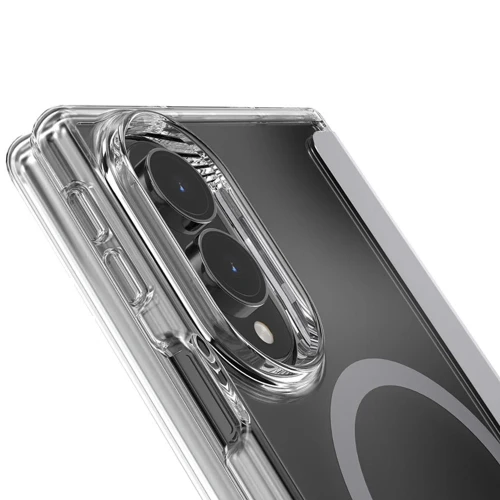 Etui Speck Presidio Perfect-Clear Fold do MagSafe do Galaxy Z Fold8, przezroczysto-szare (7/12)