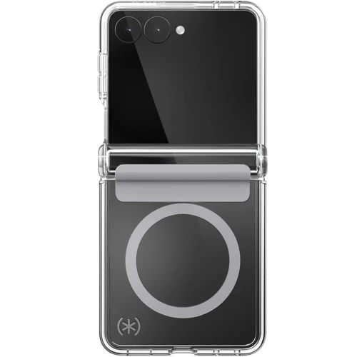 Etui Speck Presidio Perfect-Clear Fold do MagSafe do Galaxy Z Flip8, przezroczysto-szare (1/11)