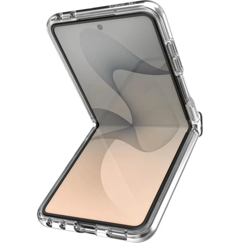 Etui Speck Presidio Perfect-Clear Fold do MagSafe do Galaxy Z Flip8, przezroczysto-szare (9/11)