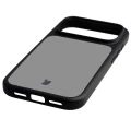 Etui + szkło hartowane Bizon Angelo Pack do iPhone 18 Pro / 17 Pro, przydymione z czarną ramką (6/8)