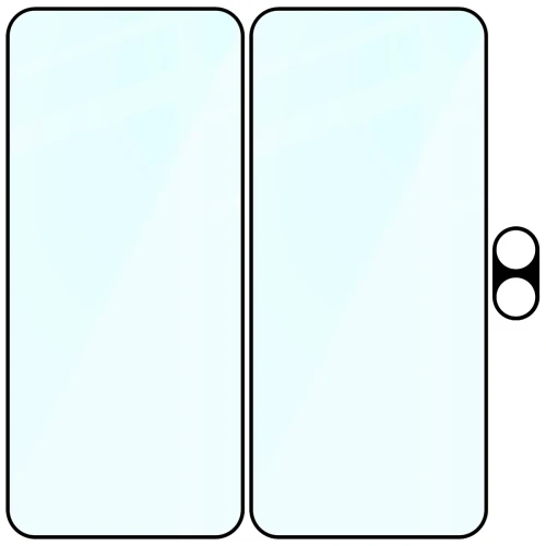 2x Szkło + szybka na aparat Bizon Glass Edge Pack do Xiaomi Redmi Note 17 4G/5G (6/6)