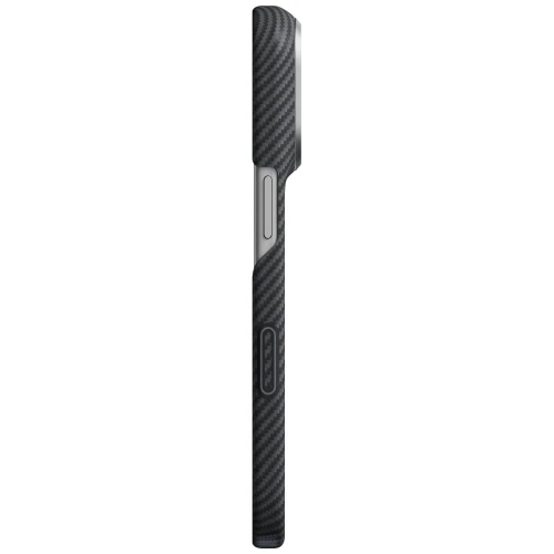 Etui aramidowe Pitaka Ultra-Slim Case do MagSafe, do iPhone 18 Pro / 17 Pro, czarno-szary (2/5)