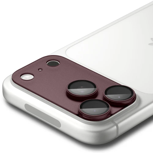 Szkło na aparat Spigen Glas.tR Ez Fit Optik Pro XL 1-Pack do iPhone 18 Pro Max, bordowe (10/15)