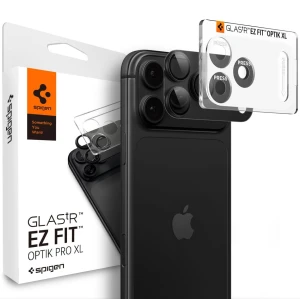 Szkło na aparat Spigen Glas.tR Ez Fit Optik Pro XL 1-Pack do iPhone 18 Pro, ciemno-szare