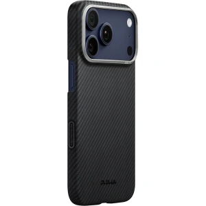 Etui aramidowe PITAKA Ultra-Slim Case PitaTap do MagSafe, do iPhone 17 Pro, czarne