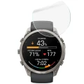 Folia ochronna na ekran zegarka Bizon Watch Film HydroFlex do Garmin Fenix 9 Pro (51 mm), 3 sztuki (5/5)