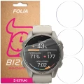 Folia ochronna na ekran zegarka Bizon Watch Film HydroFlex do Garmin Fenix 9 (43 mm), 3 sztuki (1/5)