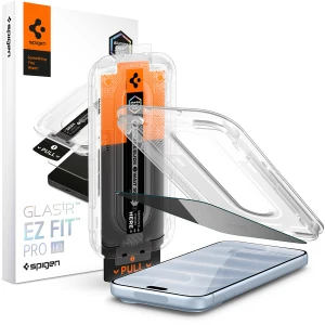 Szkło prywatyzujące do etui + Aplikator Spigen Glas.tR EZ Fit Pro Privacy 1-Pack (AC) do iPhone 18 Pro Max