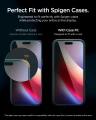Szkło prywatyzujące do etui + Aplikator Spigen Glas.tR EZ Fit Pro Privacy 1-Pack (AC) do iPhone 18 Pro Max (7/14)