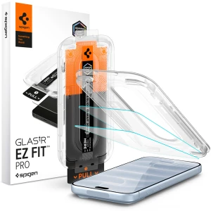 Szkło do etui + Aplikator Spigen Glas.tR EZ Fit Pro 2-Pack (AC) do iPhone 18 Pro / 17 Pro / 17 / 16 Pro