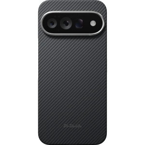 Etui aramidowe z programowalnymi przyciskami Pitaka Edge Case do Google Pixel 11 Pro XL, do MagSafe, czarno-szare