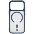 Etui z pierścieniem magnetycznym Bizon Case MatteO do iPhone 18 Pro Max / 17 Pro Max, przydymione-granatowe (2/7)