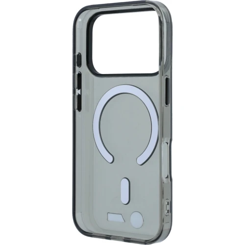 Etui BMW M IML Frosted Metal Logo Trims MagSafe do iPhone 18 Pro / 17 Pro, przezroczysto antracytowe (6/8)