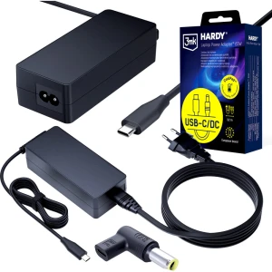 Zasilacz sieciowy 3mk do laptopa USB-C PD 65W, DC 7.9×5.5 mm do IBM, Lenovo, 3,2 m, czarny