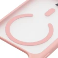 Etui z pierścieniem magnetycznym + szkło hartowane Bizon MatteO Pack do iPhone 18 Pro Max / 17 Pro Max, przydymione-jasnoróżowe (4/9)