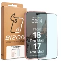 Etui z pierścieniem magnetycznym + szkło hartowane Bizon MatteO Pack do iPhone 18 Pro Max / 17 Pro Max, przydymione-jasnoróżowe (9/9)