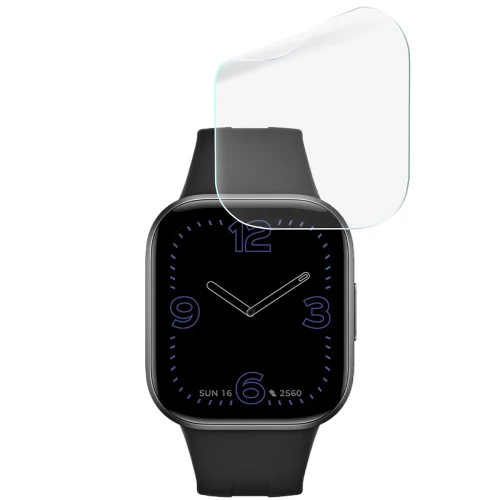 Folia ochronna na ekran zegarka Bizon Watch Film HydroFlex do Xiaomi Redmi Watch 6 Active, 3 sztuki (5/5)