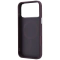 Etui Karl Lagerfeld Ring Stand 360 Karl Choupette Heads Pin do iPhone 18 Pro Max / 17 Pro Max do MagSafe, burgundowe