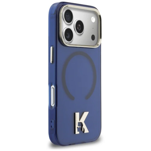 Etui Karl Lagerfeld IML K Head do iPhone 18 Pro / 17 Pro do MagSafe, niebieskie