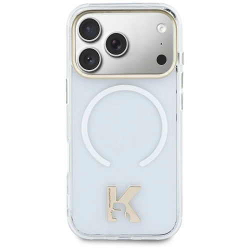 Etui Karl Lagerfeld IML K Head do iPhone 18 Pro / 17 Pro do MagSafe, przezroczyste