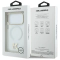 Etui Karl Lagerfeld IML K Head do iPhone 18 Pro / 17 Pro do MagSafe, przezroczyste