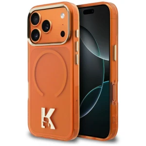 Etui Karl Lagerfeld IML K Head do iPhone 18 Pro / 17 Pro do MagSafe, pomarańczowe