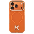 Etui Karl Lagerfeld IML K Head do iPhone 18 Pro / 17 Pro do MagSafe, pomarańczowe