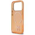 Etui Karl Lagerfeld IML K Head do iPhone 18 Pro / 17 Pro do MagSafe, pomarańczowe