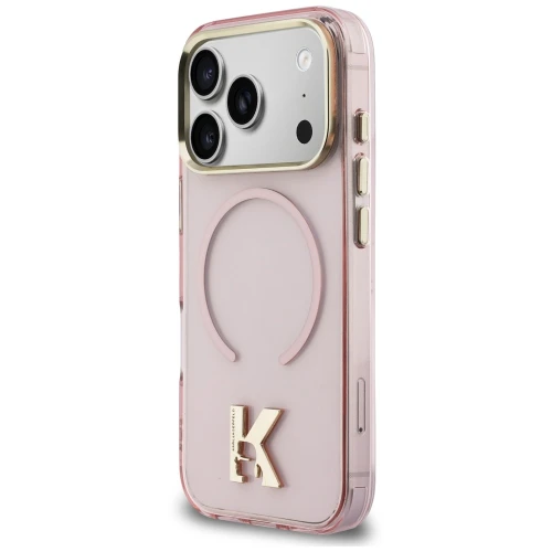 Etui Karl Lagerfeld IML K Head do iPhone 18 Pro Max / 17 Pro Max do MagSafe, różowe