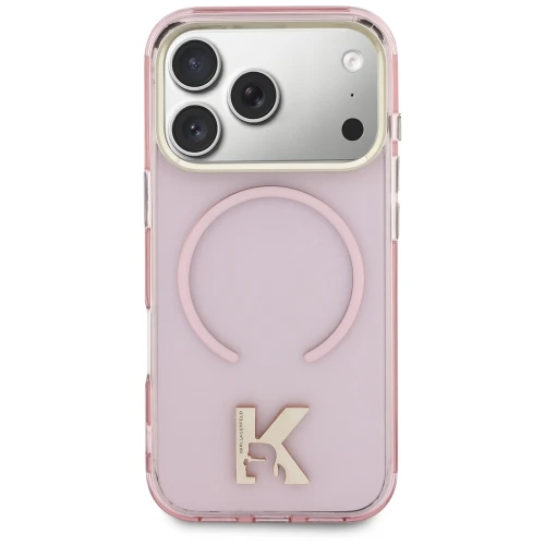 Etui Karl Lagerfeld IML K Head do iPhone 18 Pro Max / 17 Pro Max do MagSafe, różowe