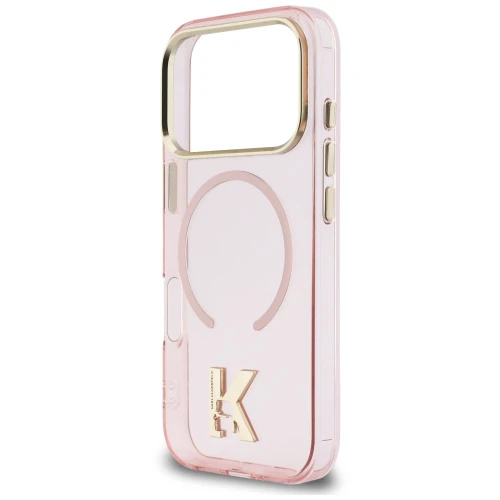 Etui Karl Lagerfeld IML K Head do iPhone 18 Pro Max / 17 Pro Max do MagSafe, różowe