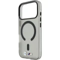 Etui BMW M IML Frosted Metal Logo Trims do iPhone 18 Pro / 17 Pro, do MagSafe, antracytowo-przydymione (6/8)