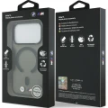 Etui BMW M IML Frosted Metal Logo Trims do iPhone 18 Pro / 17 Pro, do MagSafe, antracytowo-przydymione (8/8)