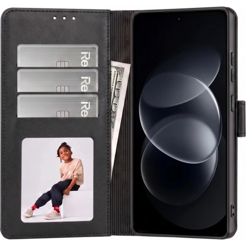 Etui z klapką Tech-Protect Wallet do Xiaomi Redmi Note 17 Pro Max 5G, czarne (2/7)